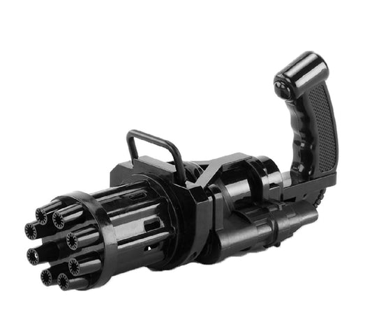 Electric Gatling Bubble Gun – 8-Hole Automatic Bubble Blaster